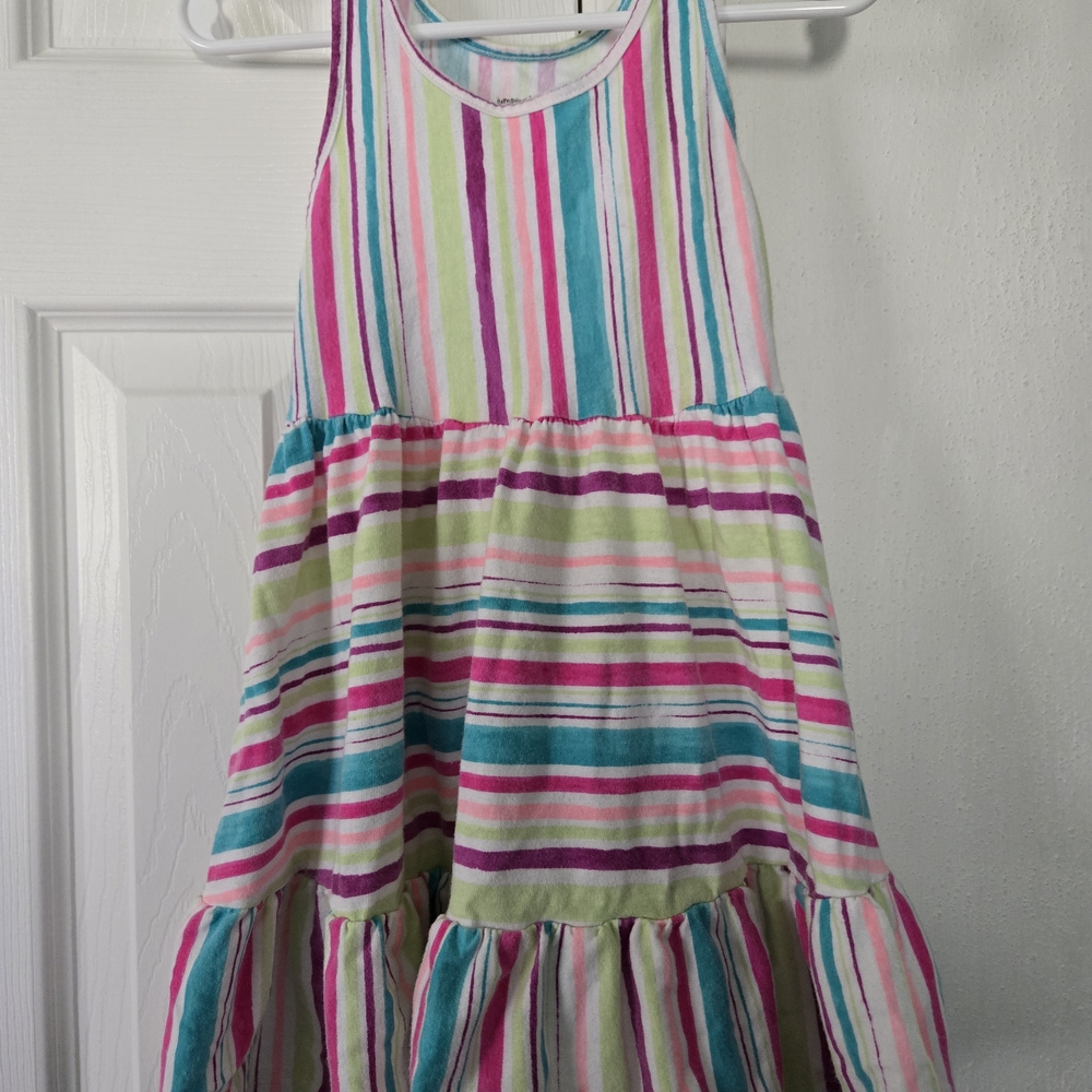 NWOT Jumping Beans Multicolor Striped Kids Dress 3T